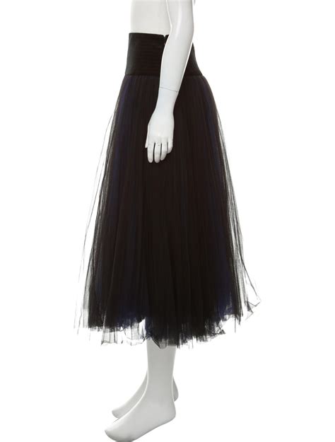 christian dior tulle sun embroidered skirt|dior dress skirts.